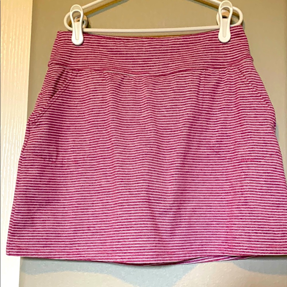 Pink Striped Women's Skort.